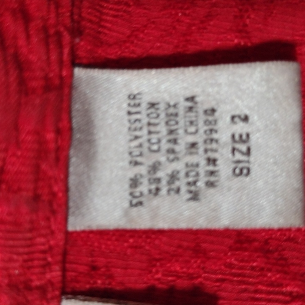 Chico's red jacket L - Picture 7 of 9